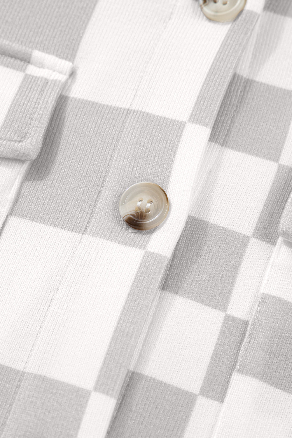 Checkered Plus Size Jacket