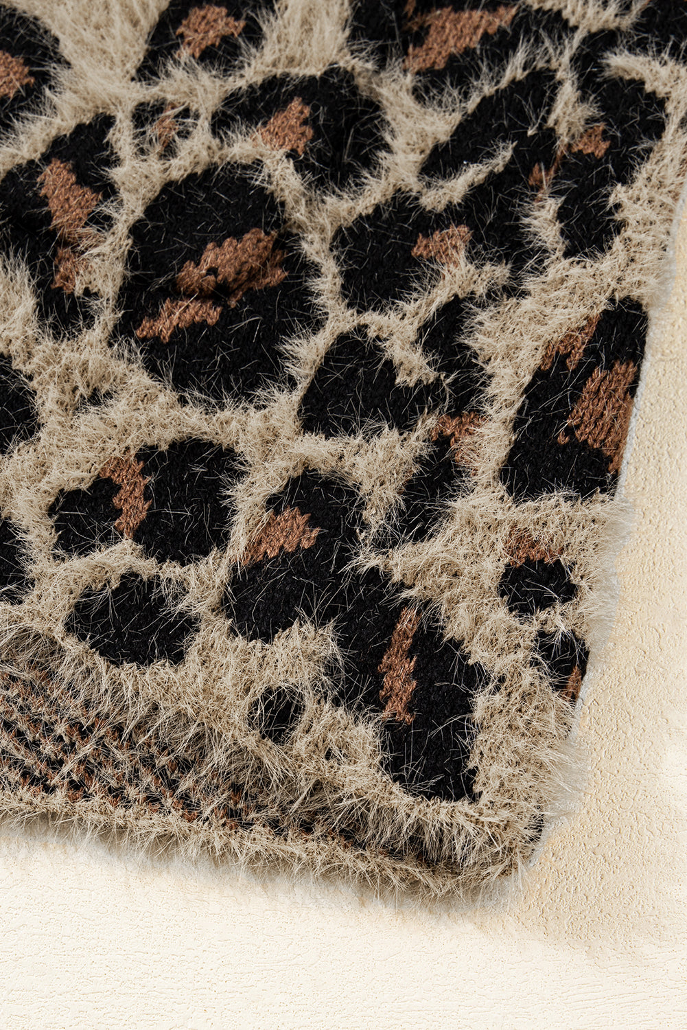 Open Front Fuzzy Cardigan