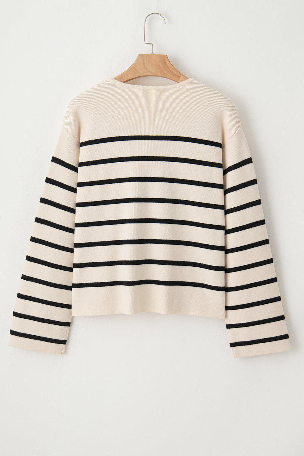 Black Stripe Cardigan