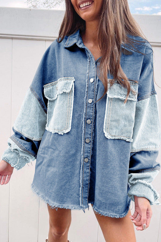 Oversized Denim Shacket