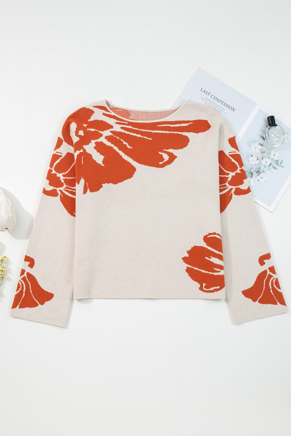 Drop Sleeve Baggy Sweater