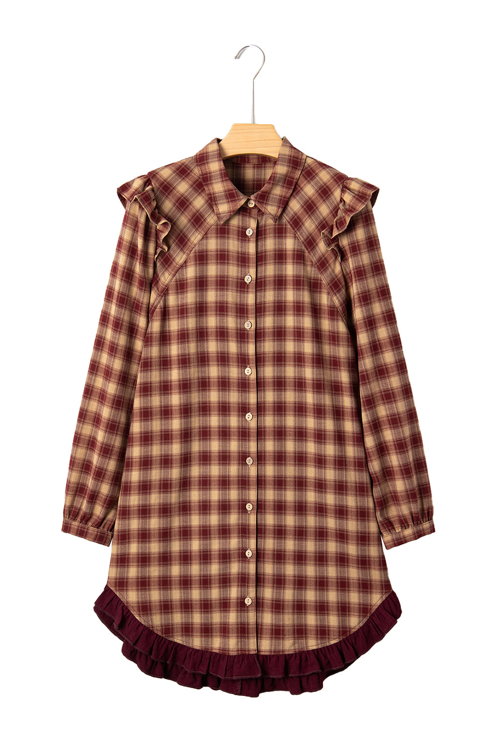 Long Sleeve Mini Shirt Dress