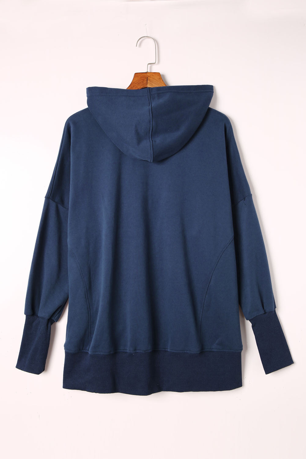 Batwing Sleeve Henley Hoodie