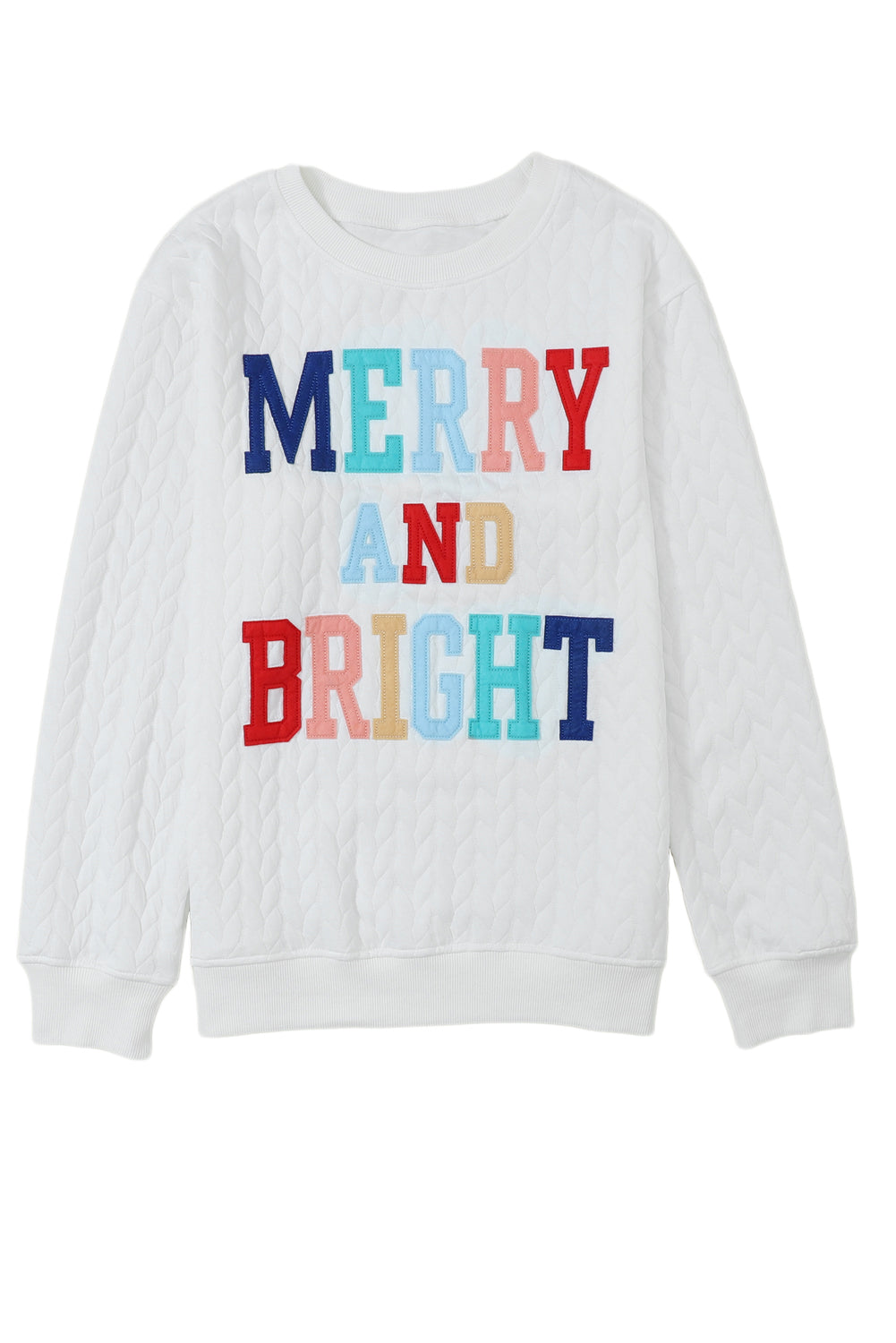 Merry and Bright Quilted Ugly Sweater