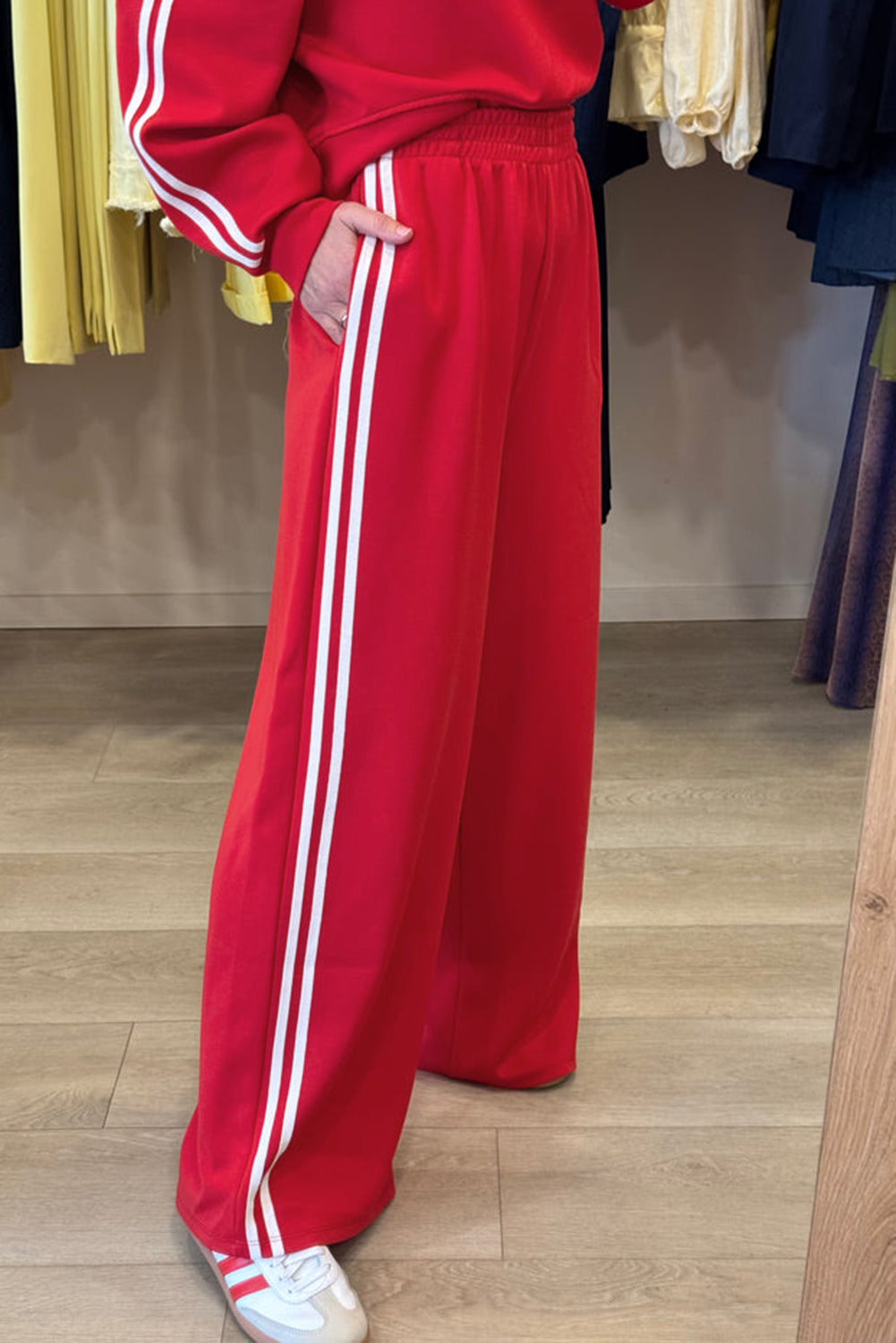 Wide Leg Pants 2pcs Outfit