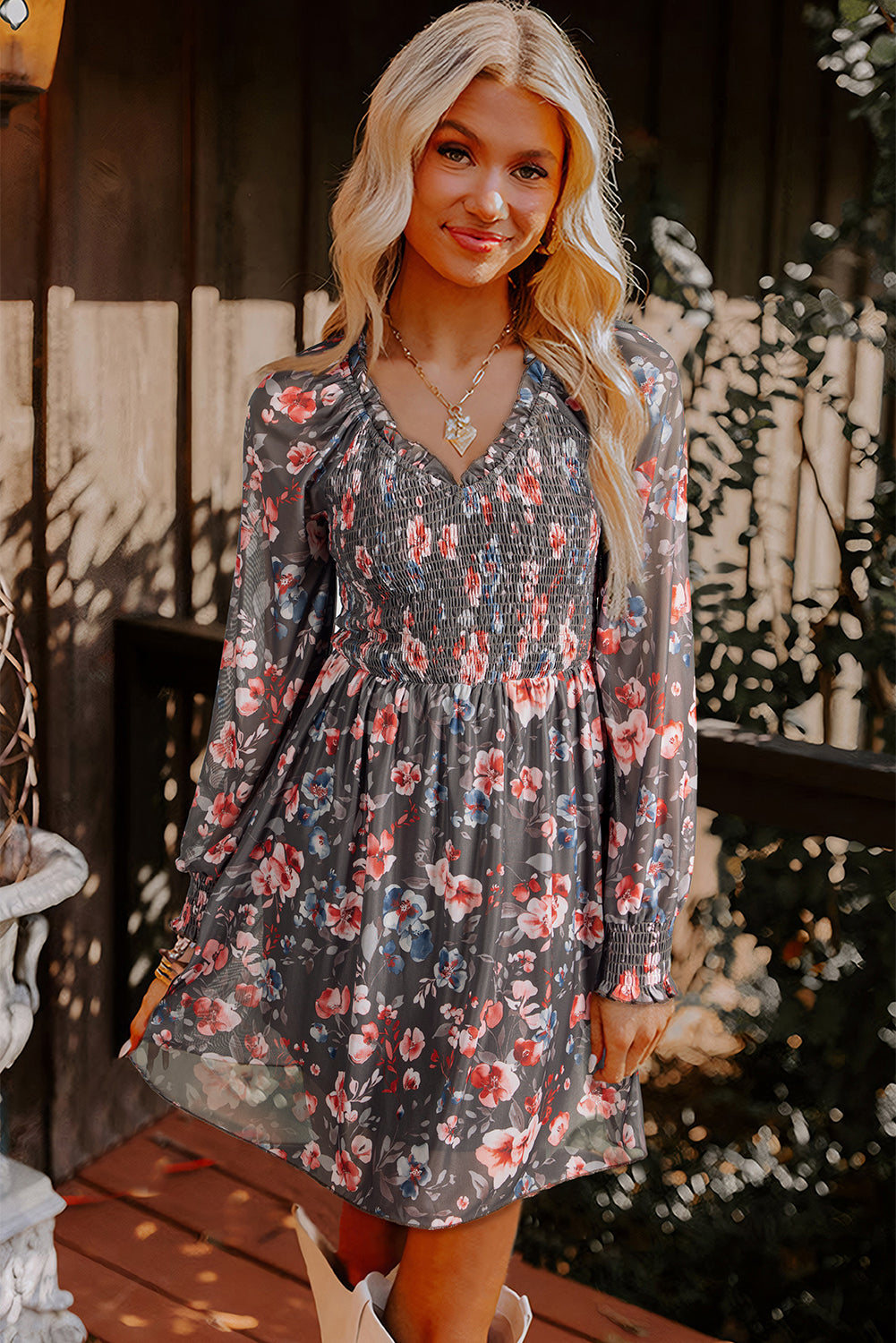 Long Sleeve Mini Dress