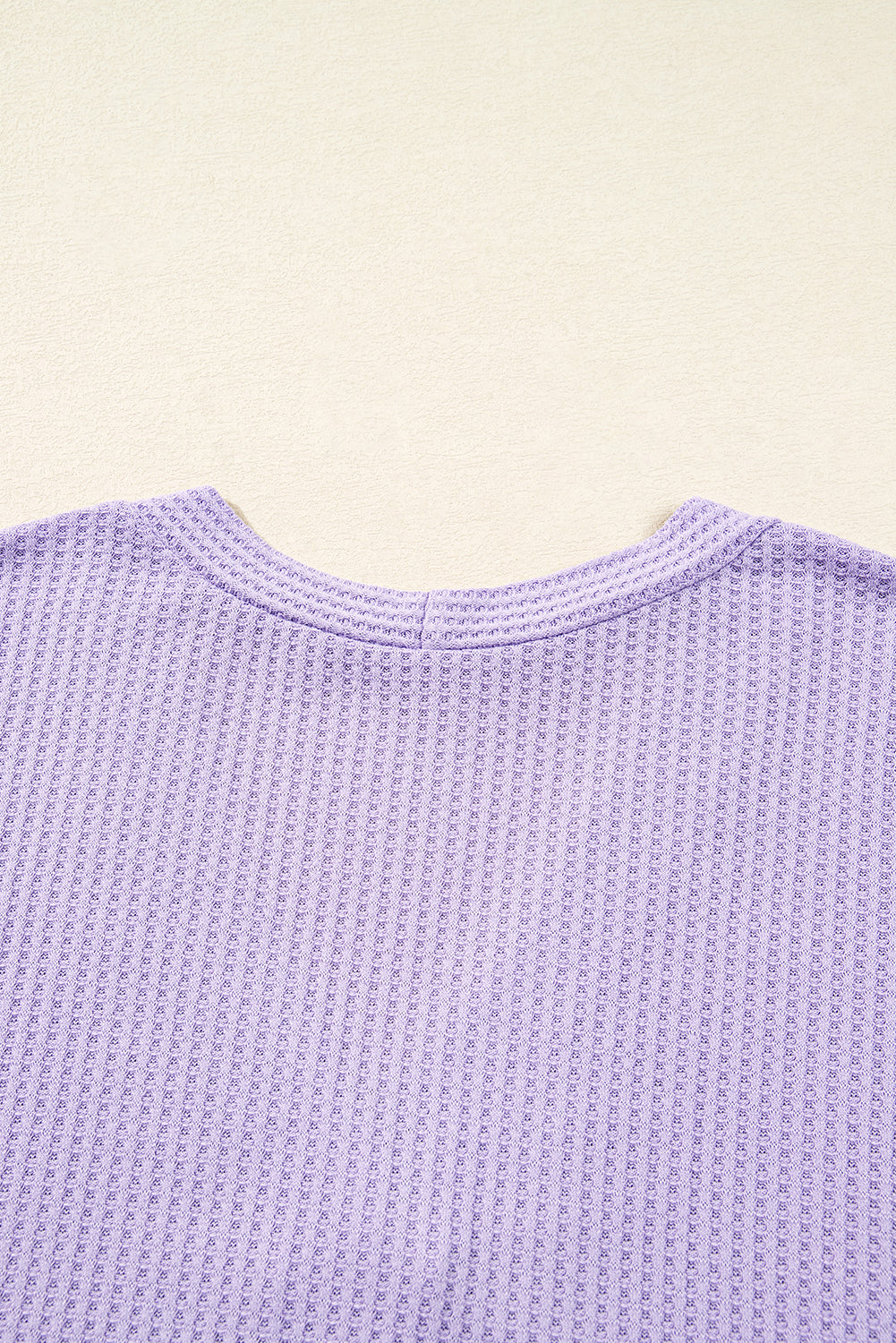 Waffle Knit Button Front Cardigan