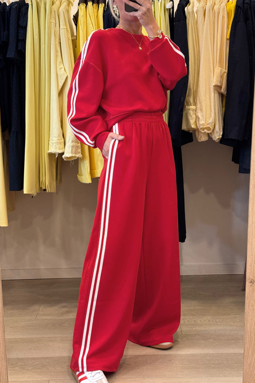 Wide Leg Pants 2pcs Outfit