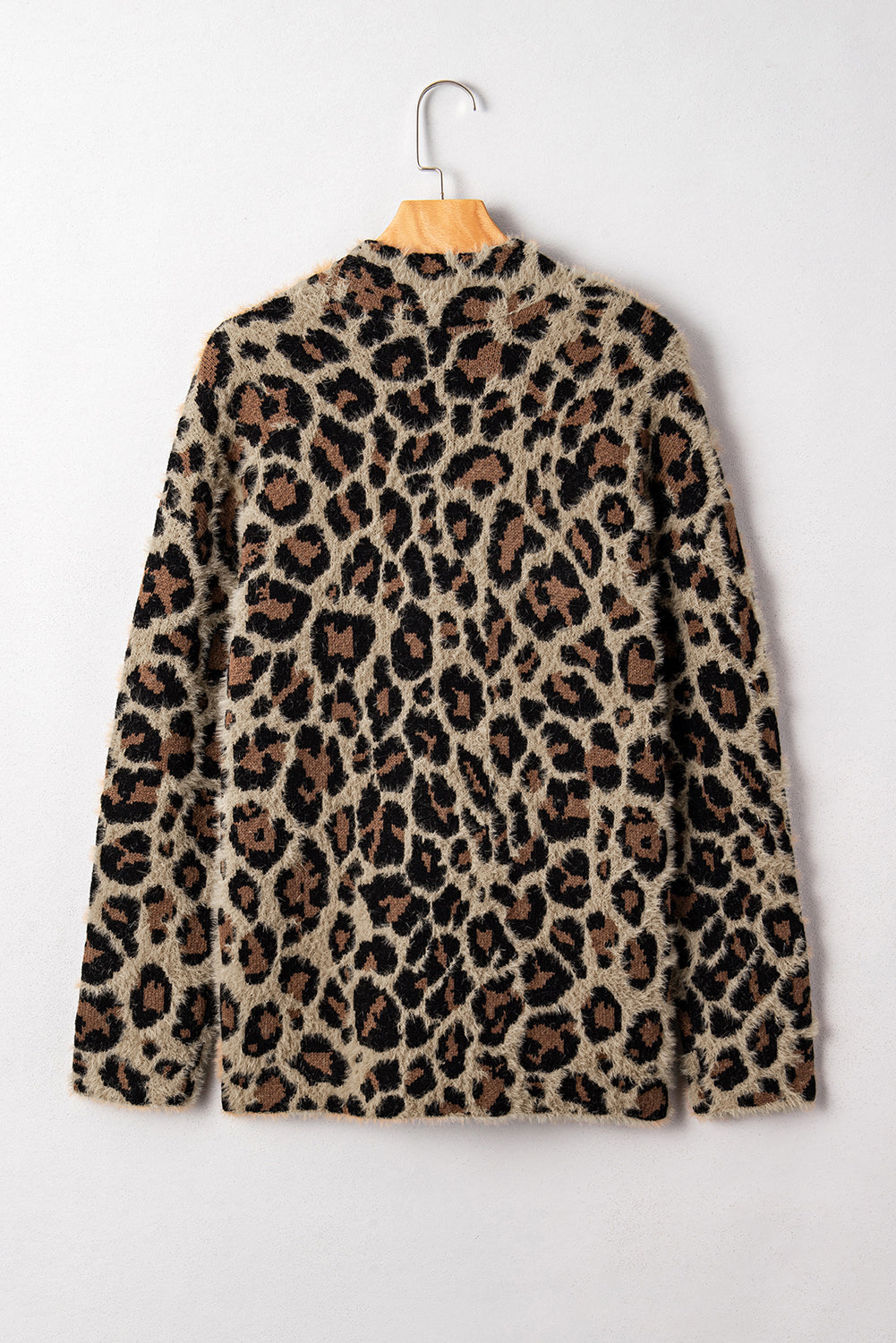 Open Front Fuzzy Cardigan
