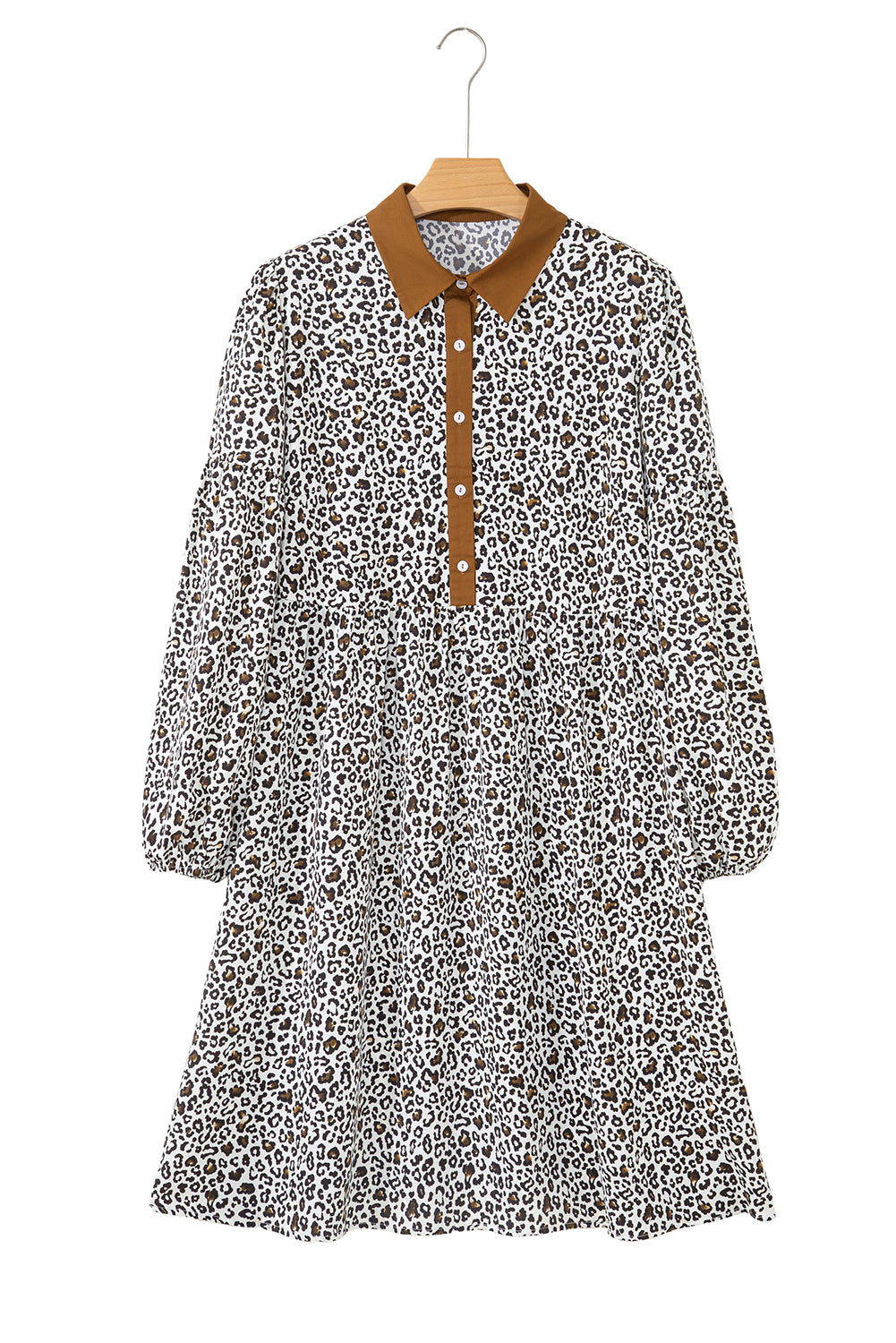 Leopard Print Mini Dress