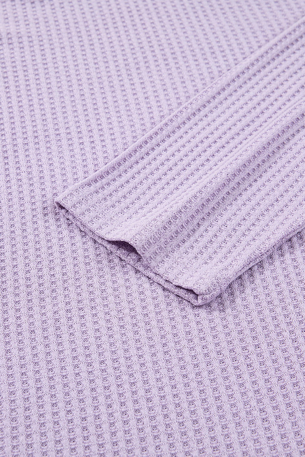 Waffle Knit Button Front Cardigan