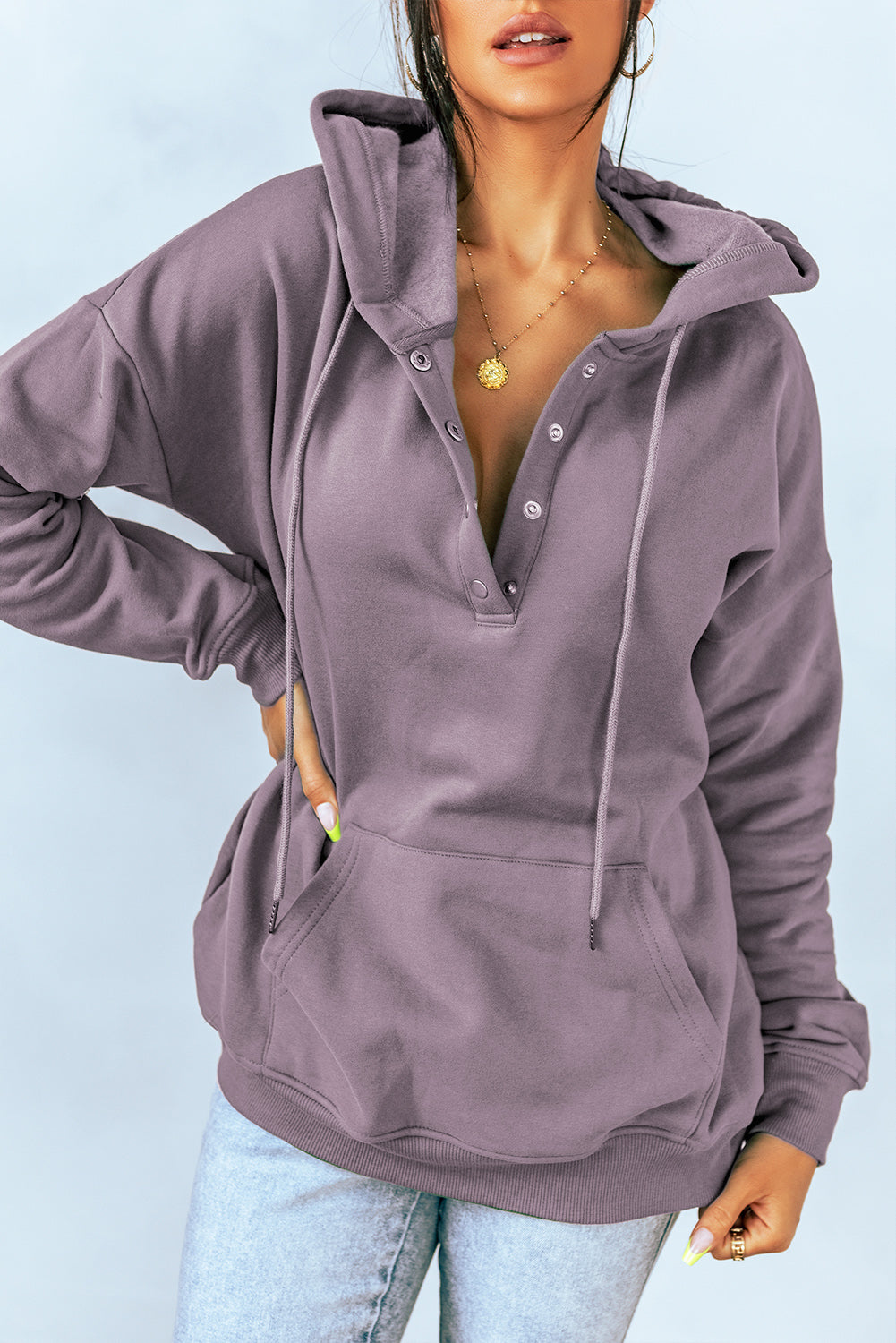 Kangaroo Pocket Pullover Hoodie