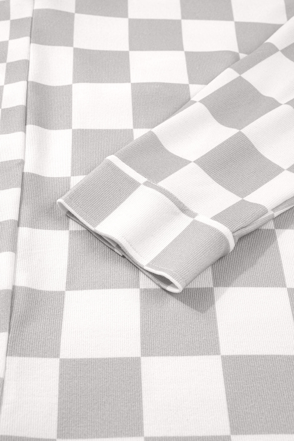 Checkered Plus Size Jacket