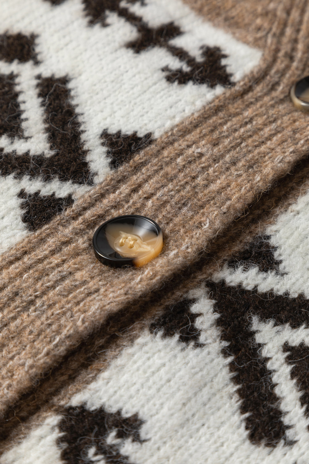 Geometric Pattern Cardigan