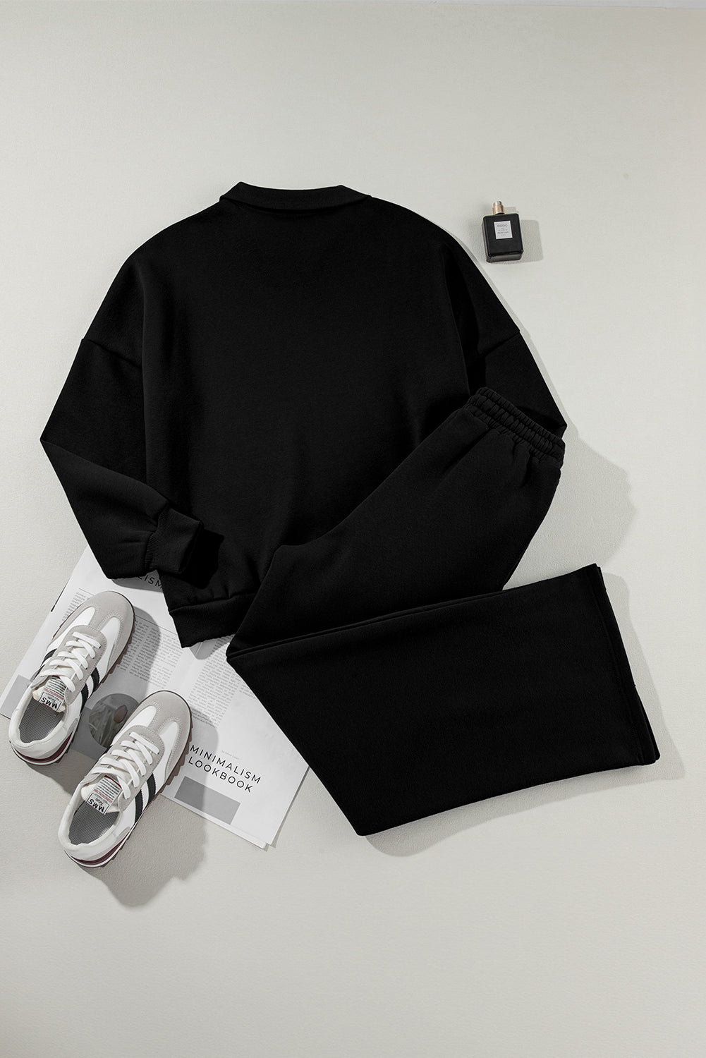 Half Zip Sweatshirt and Pants Set