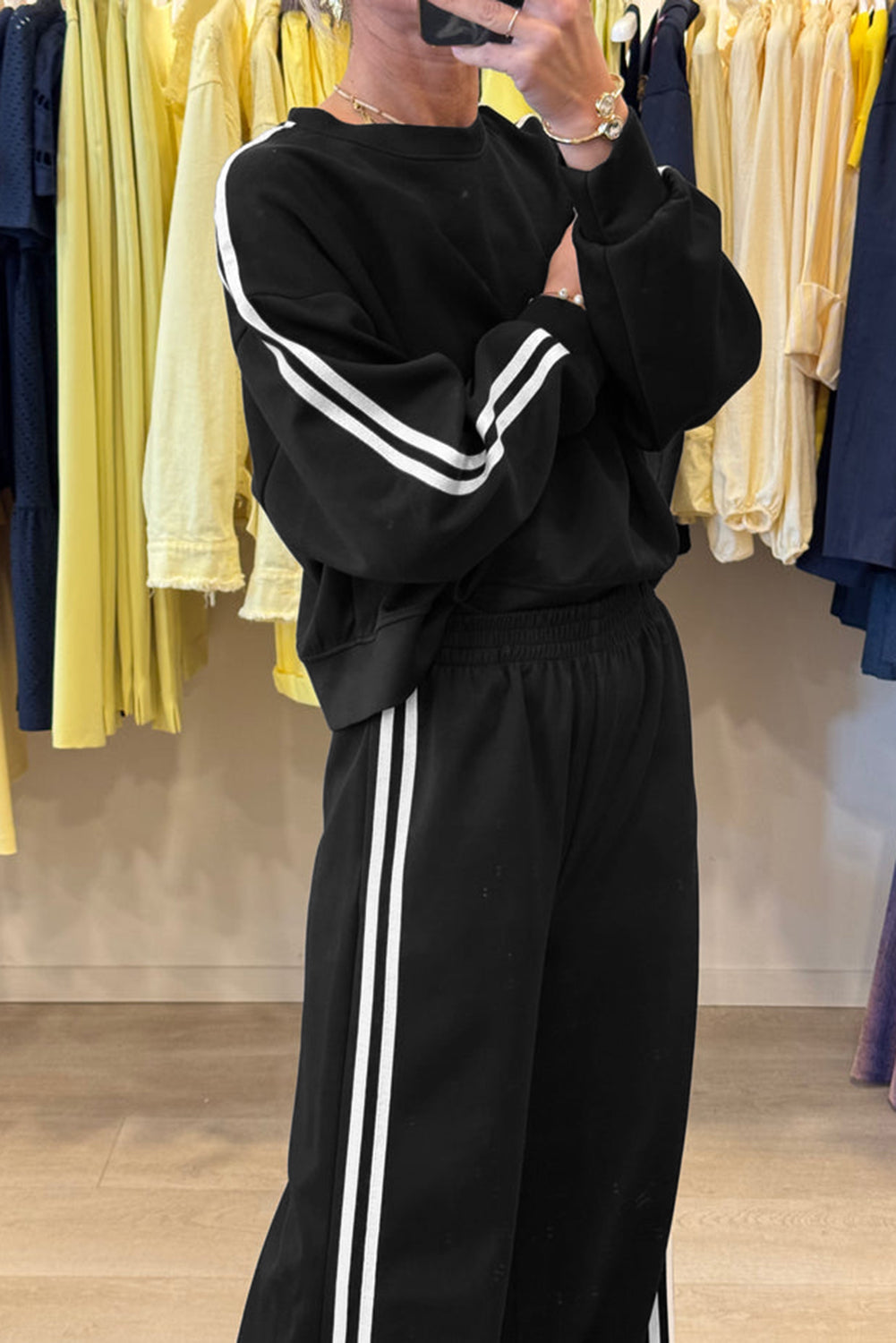 Wide Leg Pants 2pcs Outfit