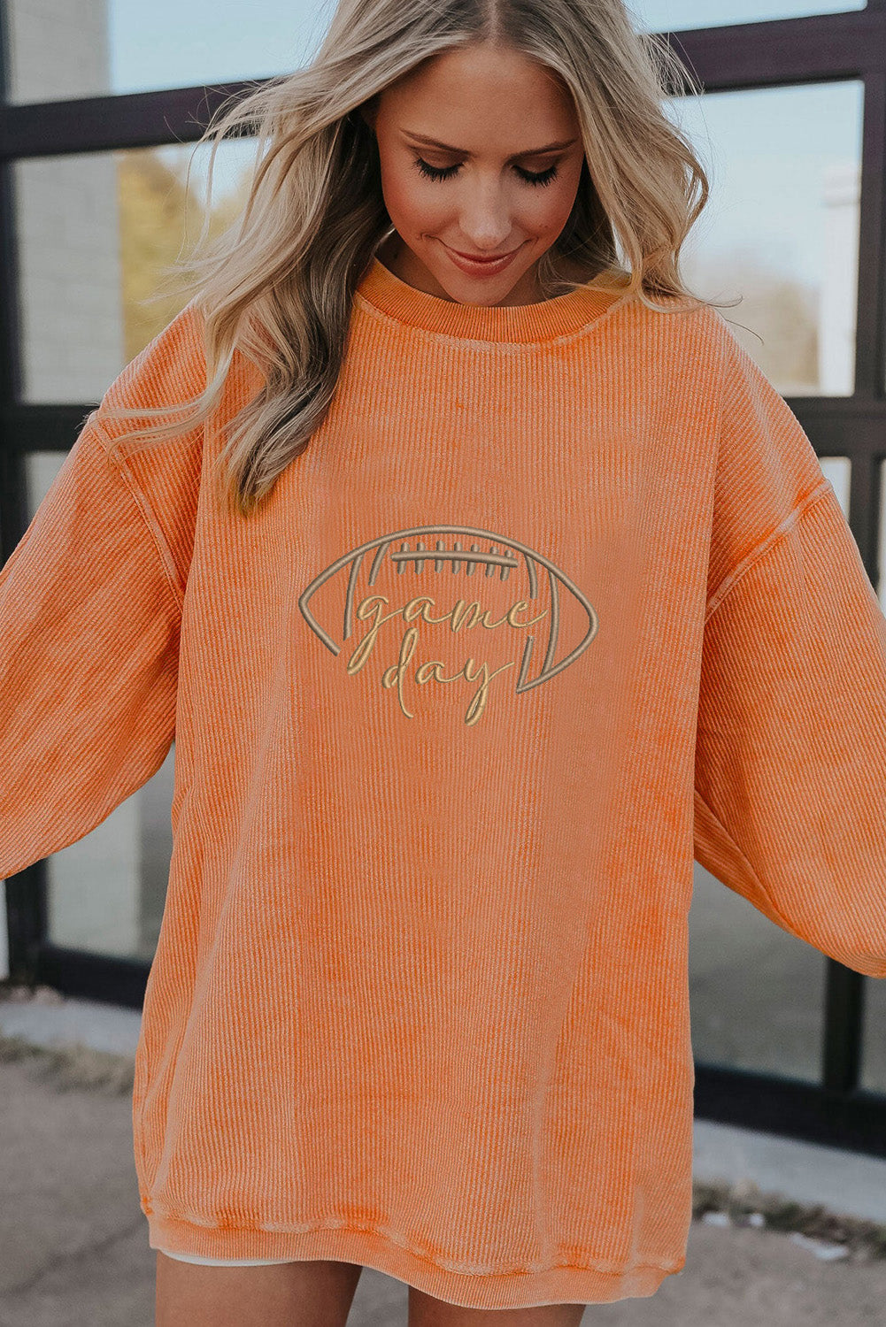 Game Day Embroidered Sweatshirt
