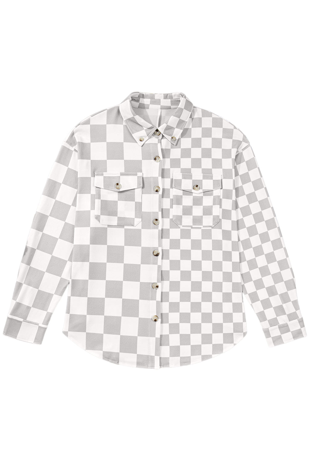 Checkered Plus Size Jacket