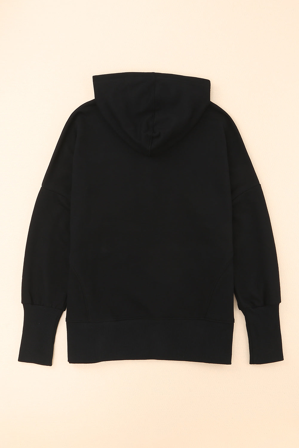 Batwing Sleeve Henley Hoodie