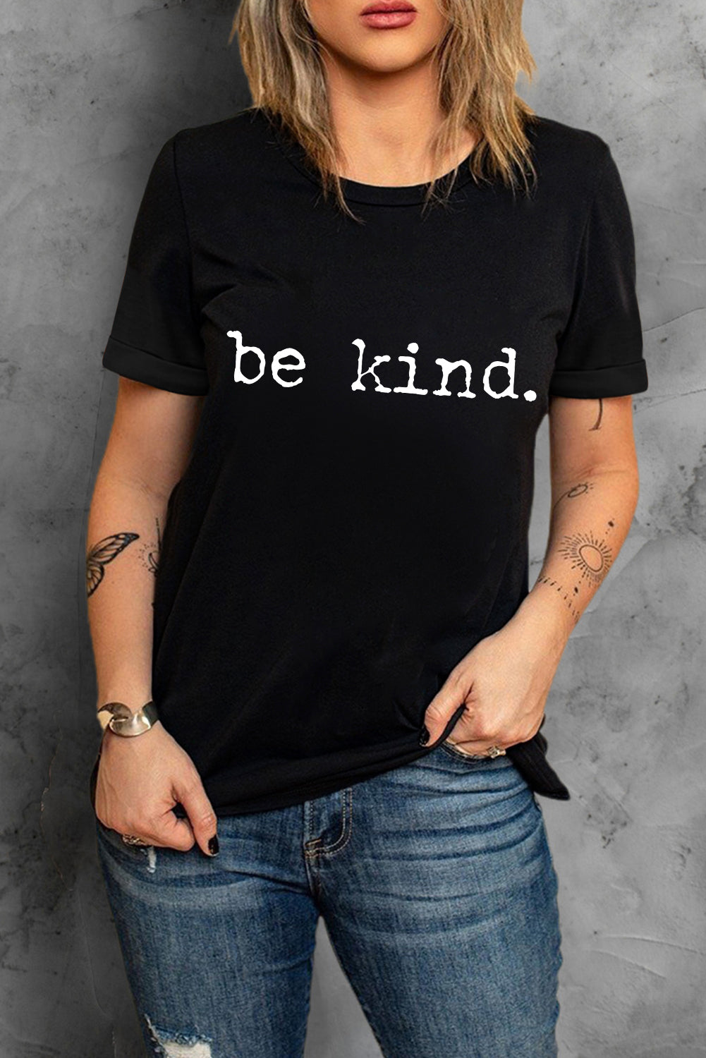 be kind Letter T Shirt