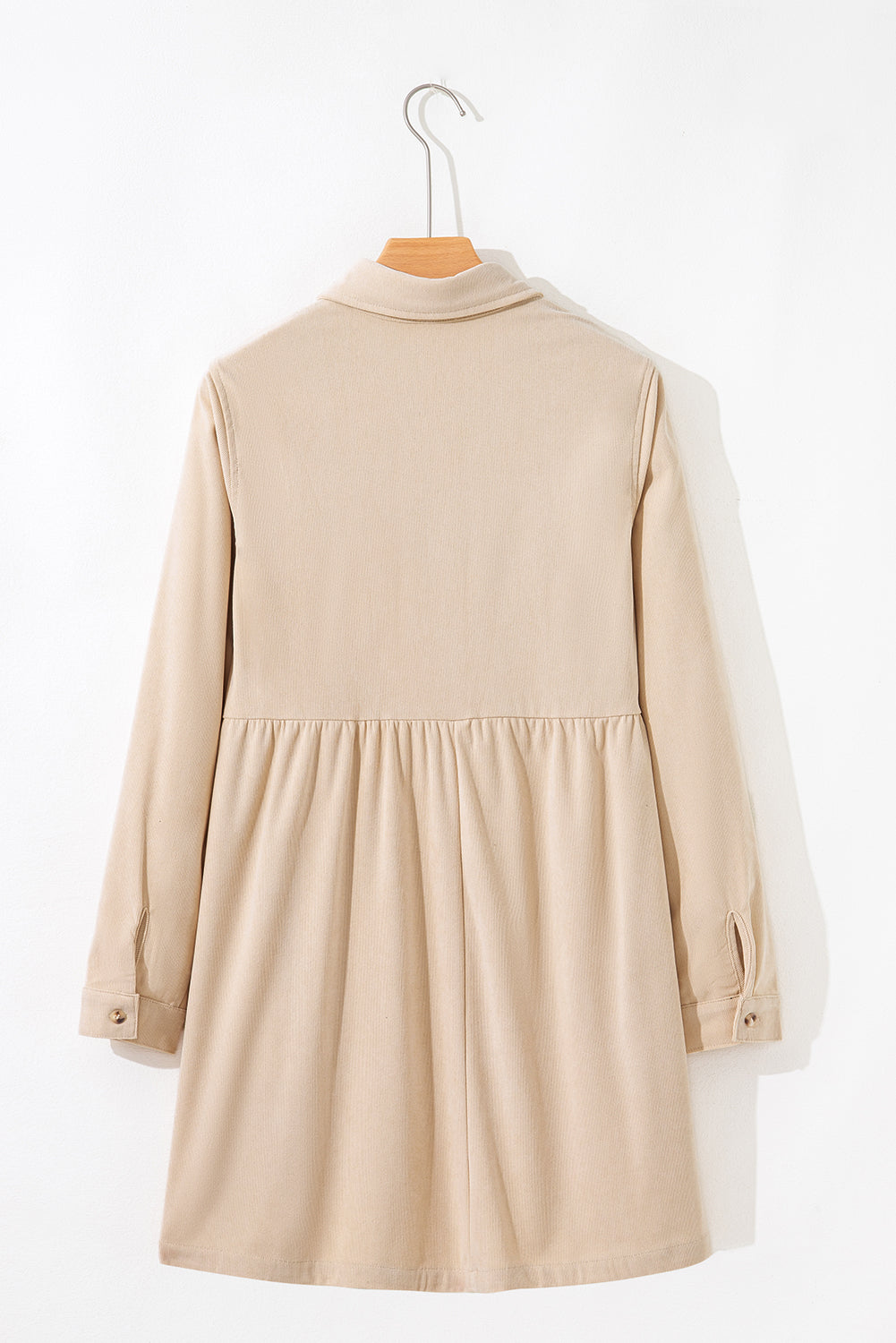 Corduroy Long Sleeve Mini Dress