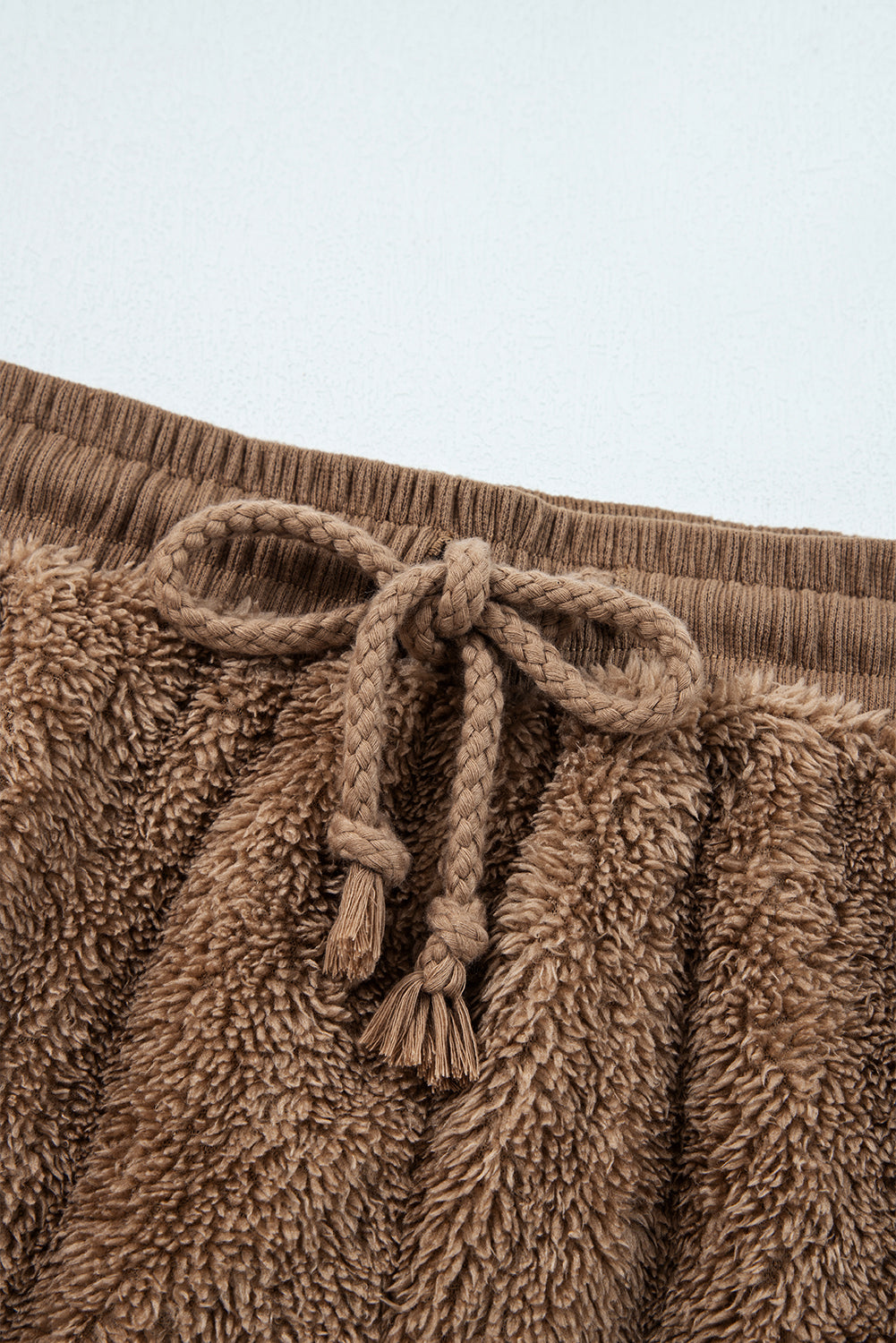 Sherpa zip up and shorts