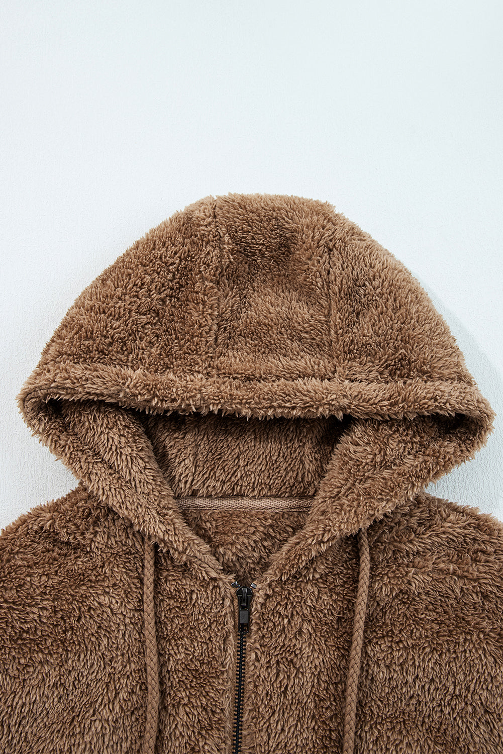 Sherpa zip up and shorts