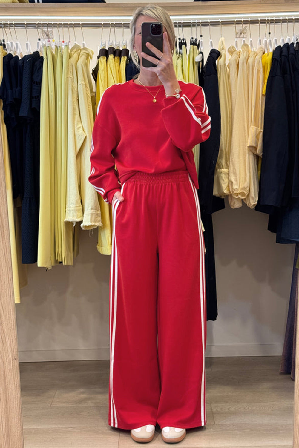 Wide Leg Pants 2pcs Outfit