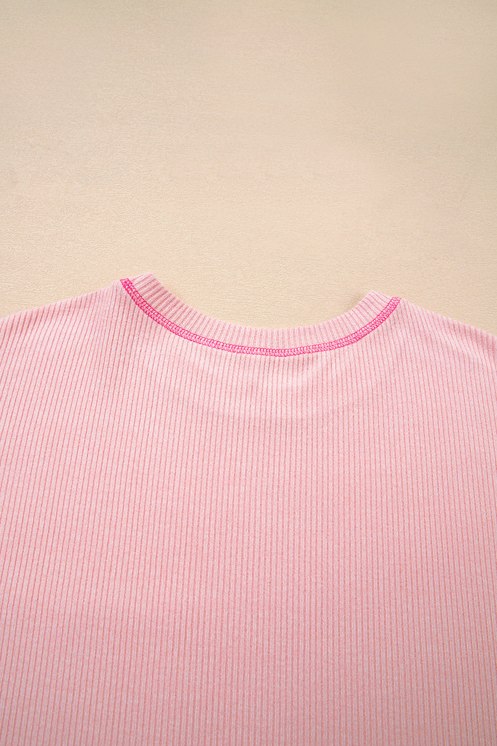 Rib Knit Long Sleeve Top