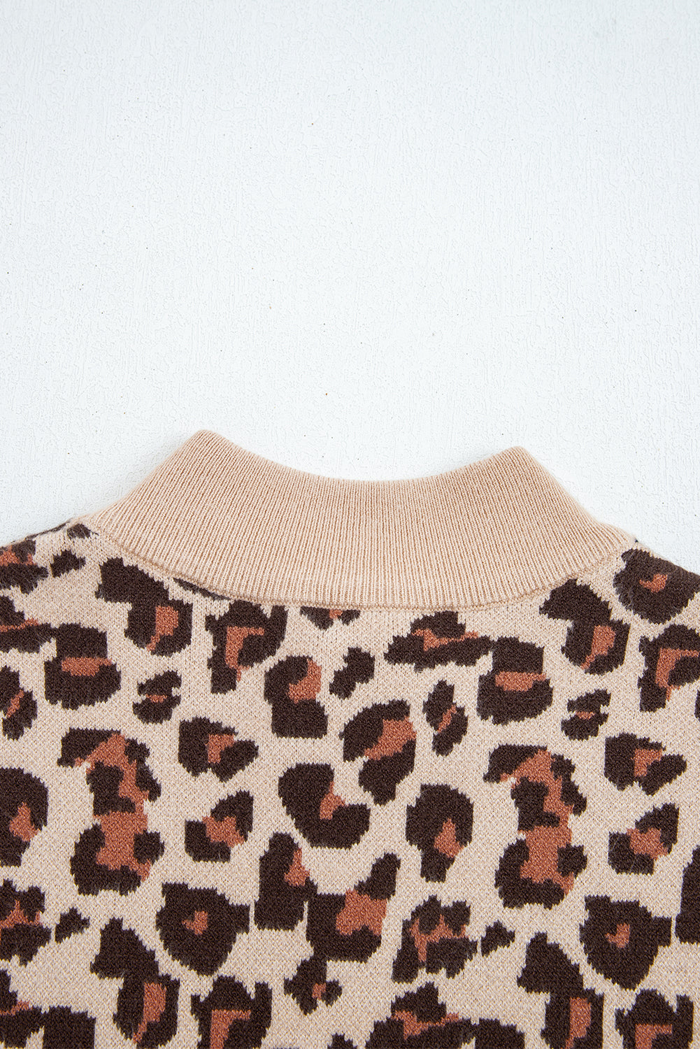 Leopard Print Sweater Dress