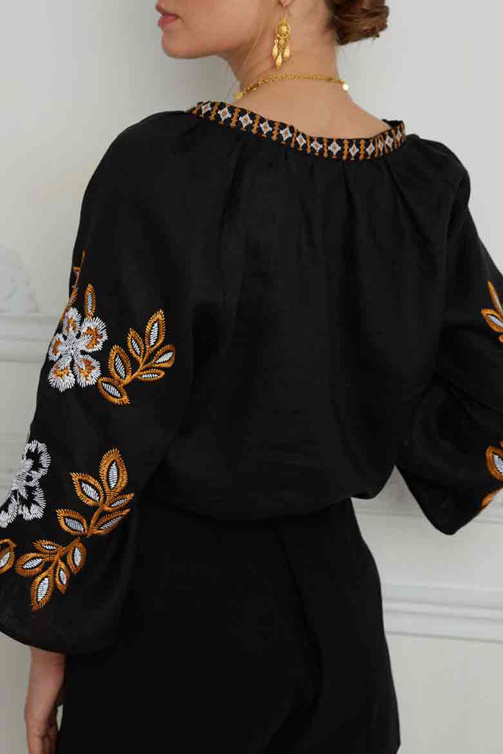 Bohemian V Neck Blouse