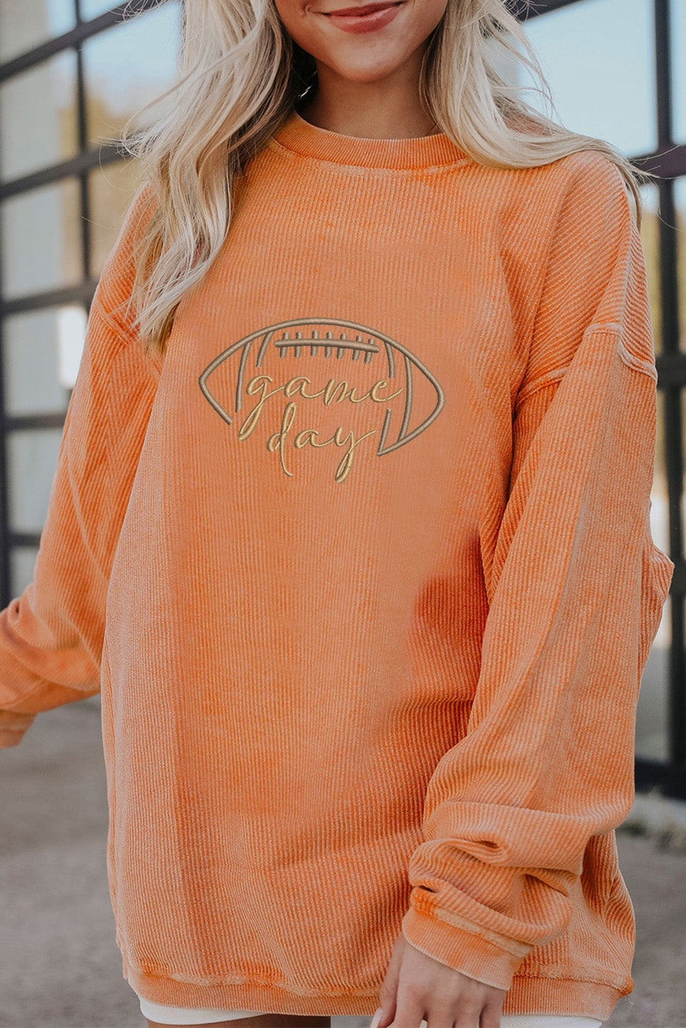 Game Day Embroidered Sweatshirt