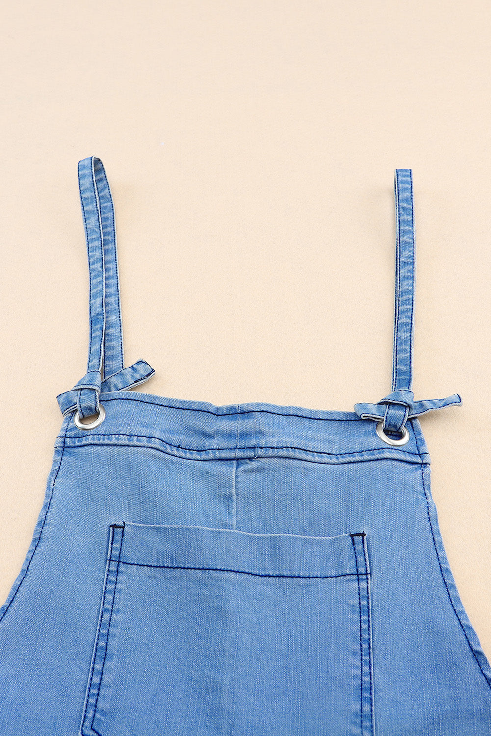 Casual Denim Shorts Overalls