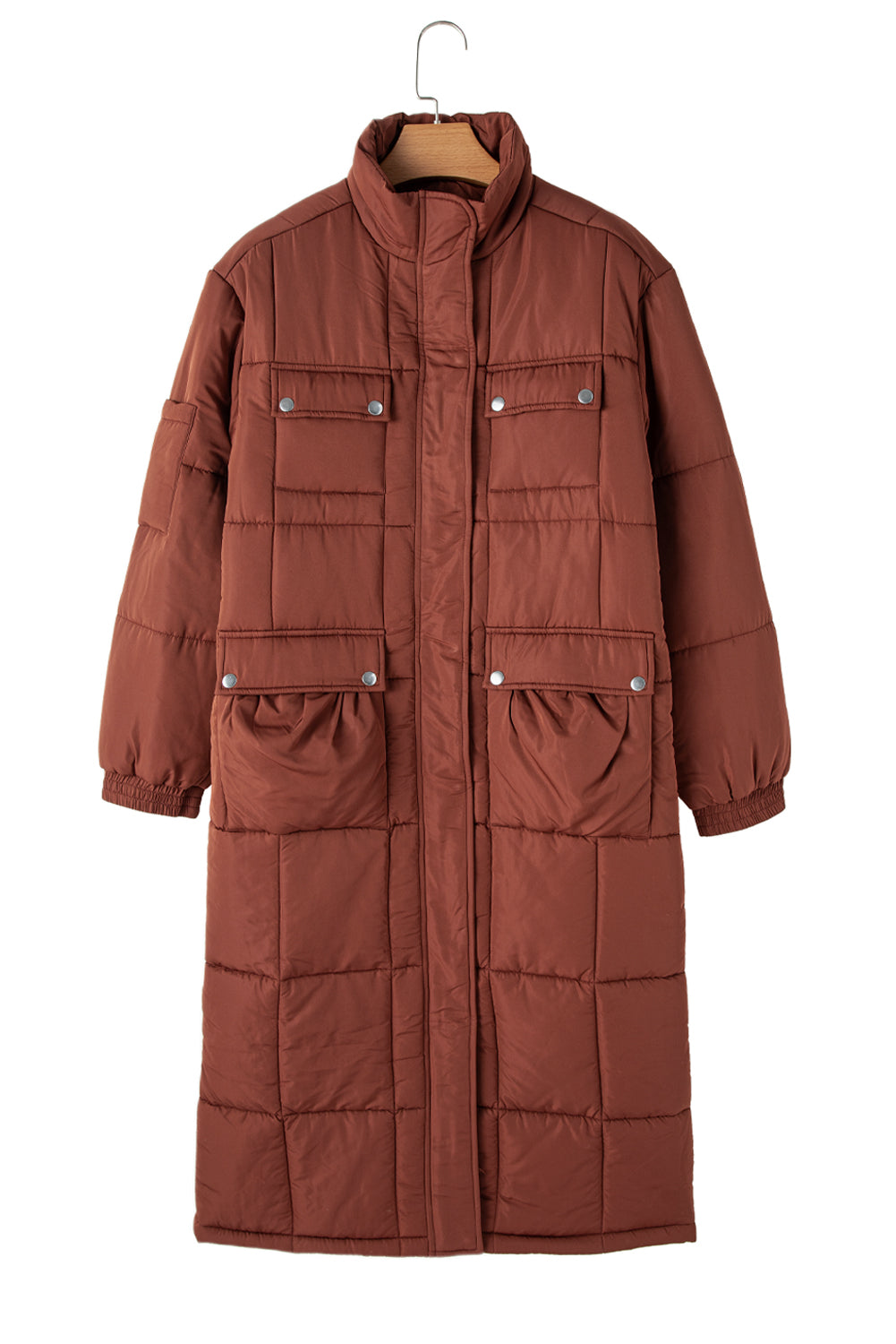 Quilted Mid-length Coat