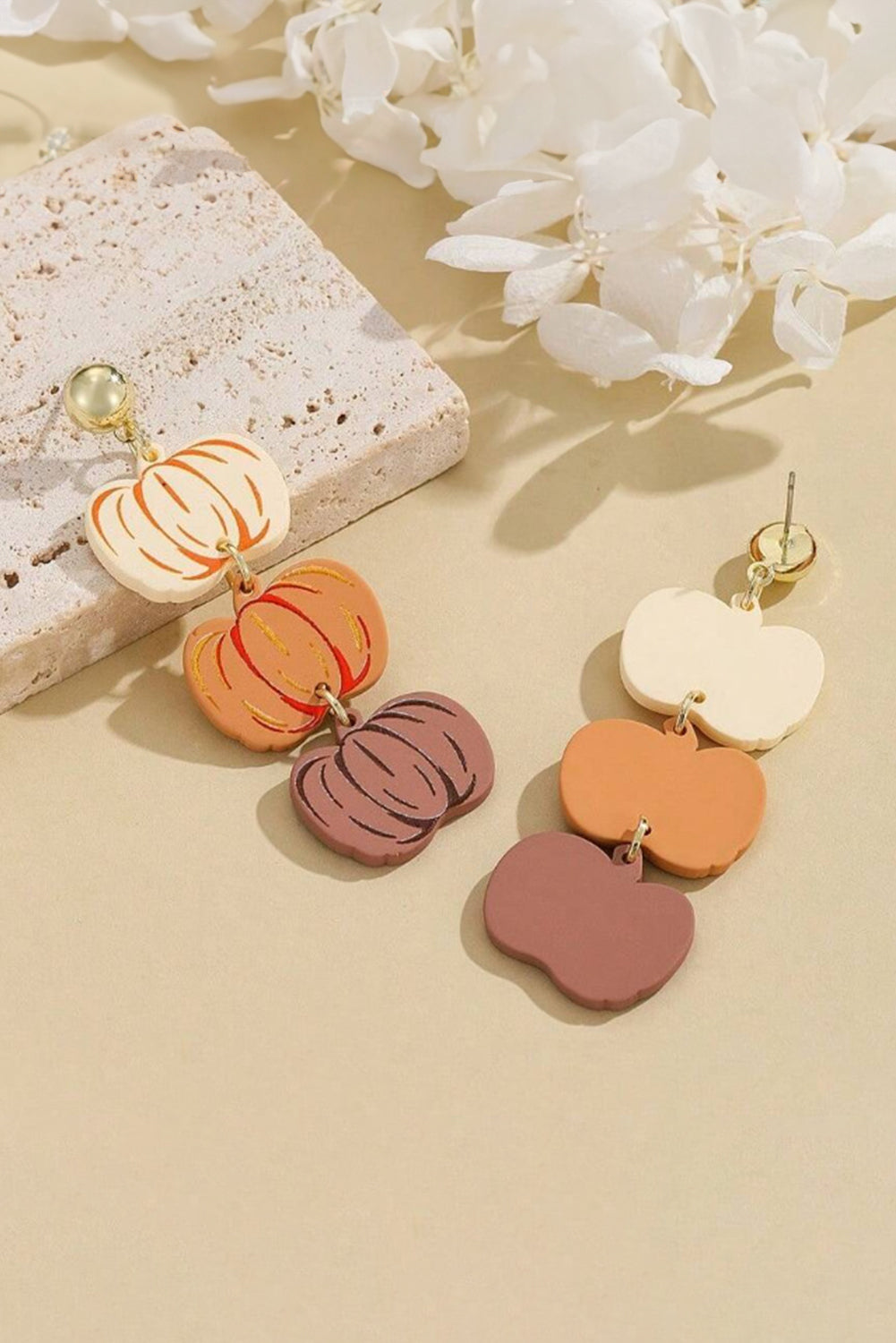 Pumpkin Dangle Earrings