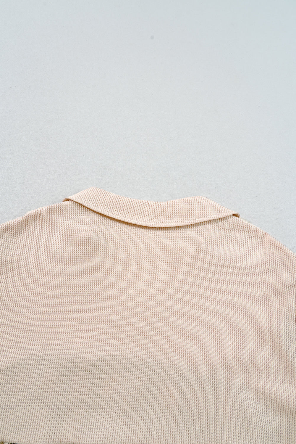 Plaid and Waffle knit Plus Size Dress