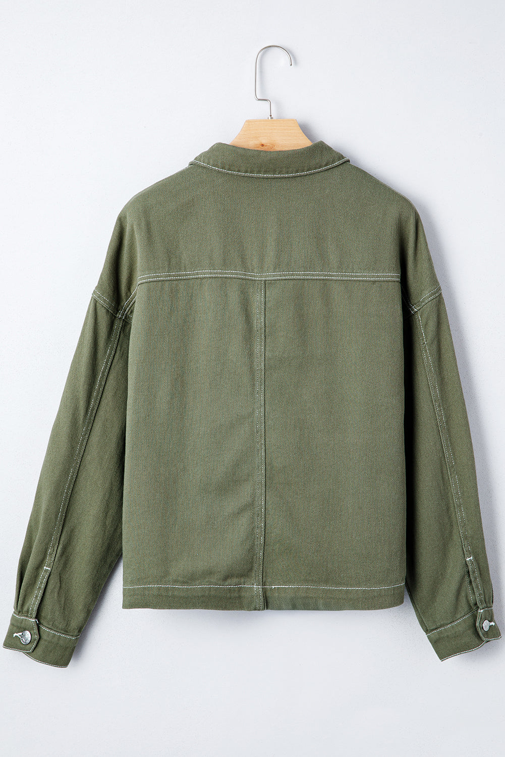 Button Front Denim Jacket