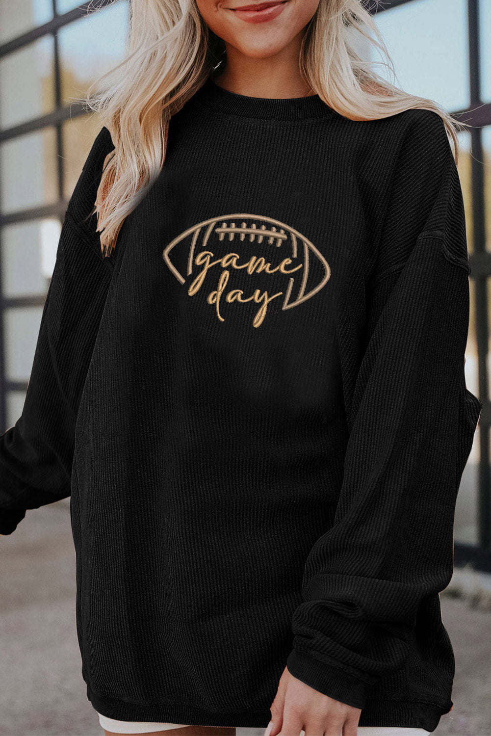 Game Day Embroidered Sweatshirt